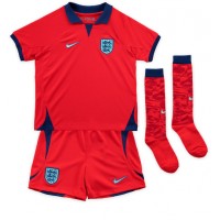 Engleska Harry Kane #9 Gostujuci Dres za djecu SP 2022 Kratak Rukav (+ Kratke hlače)